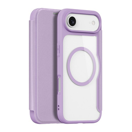 Husă Dux Ducis pentru iPhone Air, Skin X Pro, cu clapetă, pentru MagSafe, violet