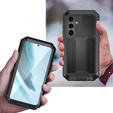 Husă blindată pentru Samsung Galaxy S25+ Plus, R-JUST, negru
