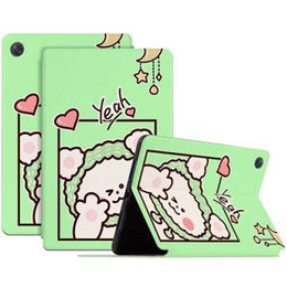 Husă cu clapetă pentru Lenovo Tab M10 Plus 10.6 Gen 3 TB-125F TB-128F, green bear