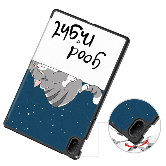 Husă pentru Huawei MatePad SE 11 2024, Smartcase, cat