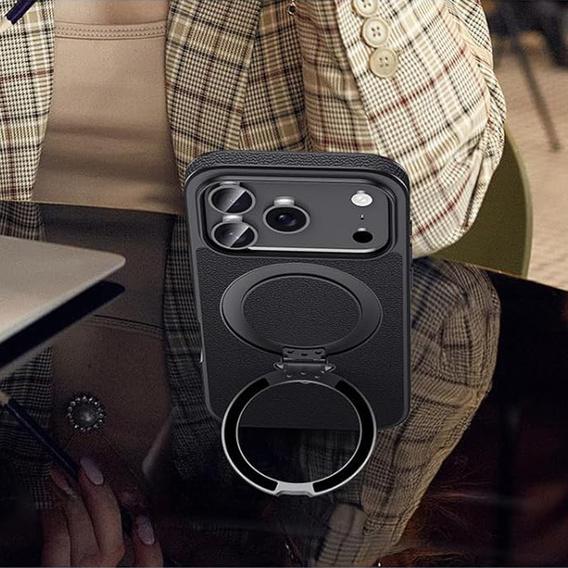 Husă din piele cu suport MagSafe pentru iPhone 17 Pro Max