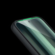 Husă pentru Xiaomi Redmi Note 14 4G, pentru MagSafe, ERBORD Matt Case, negru + sticlă pentru ecran