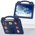 Husă pentru copii pentru iPad 10.9 2022 10 Gen, Cute Patterns, cu suport, albastru închis
