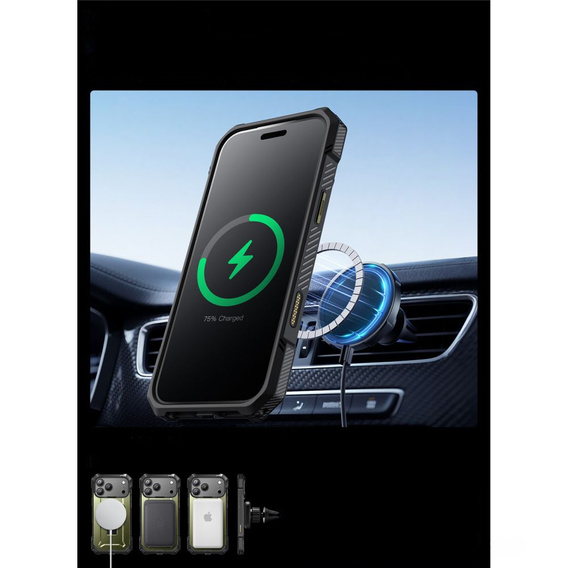 Carcasă Supcase pentru iPhone 17 Pro Max, Unicorn Beetle Grip Mag, Guldan
