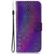 Cu clapetă pentru Oppo A17, Wallet mandala, violet