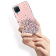 Huse pentru Samsung Galaxy A22 / M22 4G / LTE, Glittery, albastru
