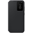 Caz original Samsung pentru Galaxy S23, S View Wallet Cover, negru