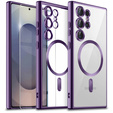 Husă pentru Samsung Galaxy S25 Ultra, Electro MagSafe, violet + Sticlă pentru ecran