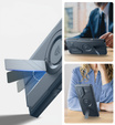 Husă blindată pentru Samsung Galaxy S25 Ultra, Dexnor CamProtect MagSafe, albastru (Două rame)