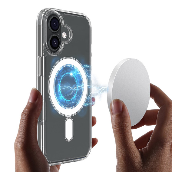 Husă pentru iPhone 17, pentru MagSafe, transparentă