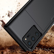 Huse pentru Samsung Galaxy Note 20 Ultra, Sliding Card Holder, negru