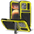 Husă blindată pentru iPhone 16 Pro, R-JUST, galben