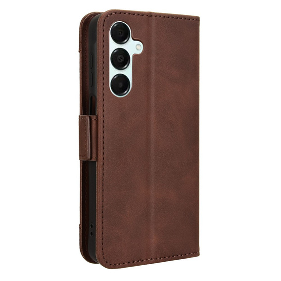 Cu clapetă pentru Samsung Galaxy A16, Card Slot, maro