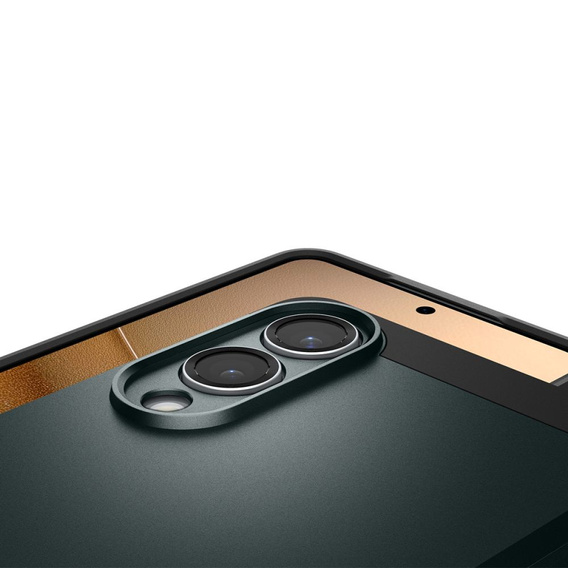Carcasa Spigen pentru Samsung Galaxy A36 5G, Tough Armor Mag MagSafe, negru + 9H Tempered Glass