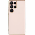Husă pentru Samsung Galaxy S24 Ultra, Glamour CamShield, roz