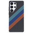 Carcasa pentru Samsung Galaxy S25 Ultra, Carbon Fiber MagSafe, albastru închis