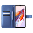 Cu clapetă pentru Xiaomi Redmi 12C, Wallet, Smart Magnet, albastru