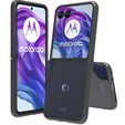 Huse pentru Motorola Razr 50 Ultra, Fusion Hybrid, transparent / negru