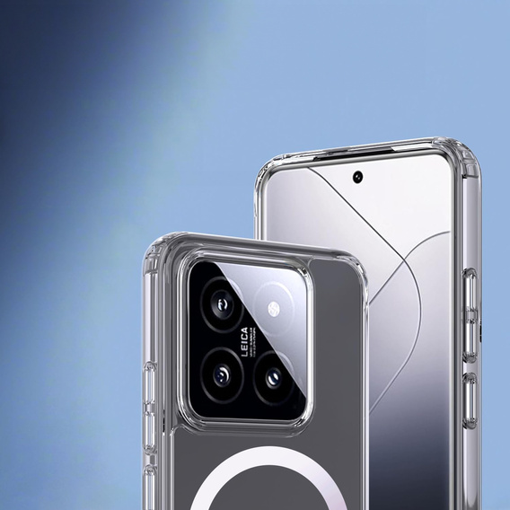 Husă pentru Xiaomi 14T Pro, Fusion Hybrid Case, pentru MagSafe, transparentă
