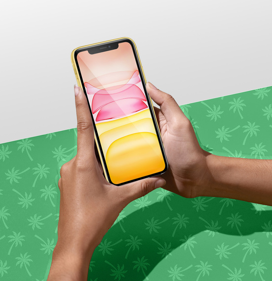 Sticlă temperată 5D Full Glue Smart Palm pentru iPhone 11