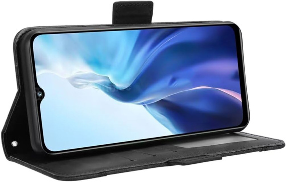 Cu clapetă pentru Realme Note 70T 4G, Card Slot, negru