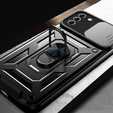 Husă blindată pentru Samsung Galaxy S21, CamShield Slide, negru