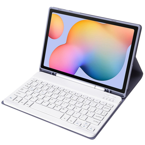 Carcasă + tastatură Samsung Galaxy Tab S6 Lite P610/P615 / S6 Lite 2022 10.4, Pen Slot, violet
