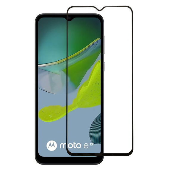 Sticlă călită 3D pentru Motorola Moto E13, negru