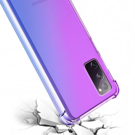 Husa pentru Samsung Galaxy S20 FE, Gradient Dropproof, Violet / albastru