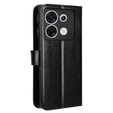 Cu clapetă pentru Infinix Zero 30 5G, Crazy Horse Wallet, negru