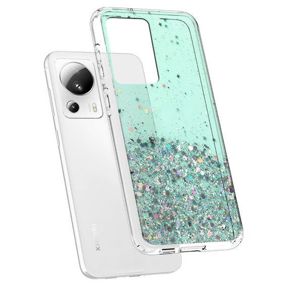 Huse pentru Xiaomi 13 Lite, Glittery, verde