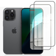 2x sticlă călită ERBORD 3D pentru iPhone 17 Pro/17/16 Pro pentru întregul display