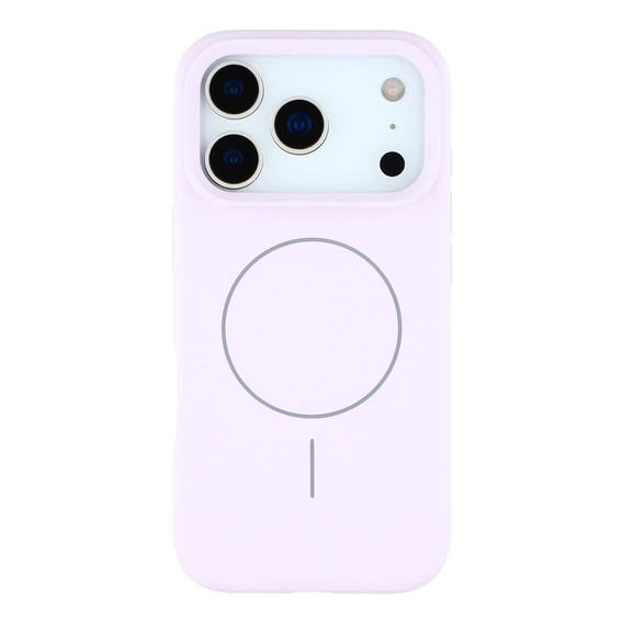 Carcasă din silicon pentru iPhone 17 Pro Max, pentru MagSafe, antișoc, violet