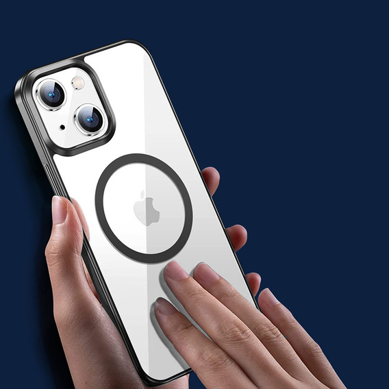 Huse pentru iPhone 14, ERBORD Hybrid MagSafe Case, negru