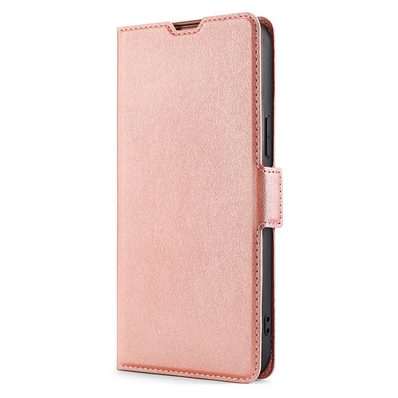 Cu clapetă pentru Xiaomi 12 Pro, Wallet, roz rose gold