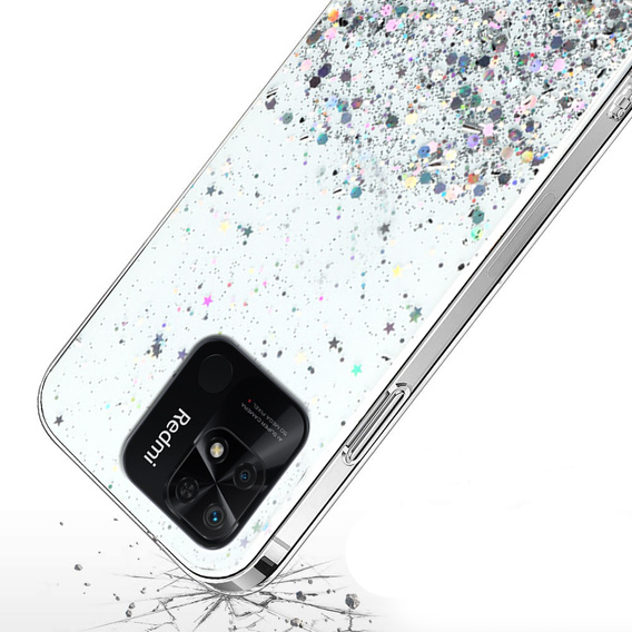 Huse pentru Xiaomi Redmi 10C, Glittery, transparentă