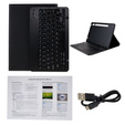 Carcasă + tastatură Samsung Galaxy Tab S7 T870/T875 / S8, Pen Slot, negru