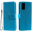 Cu clapetă pentru Samsung Galaxy A53 5G, Mandala, albastru