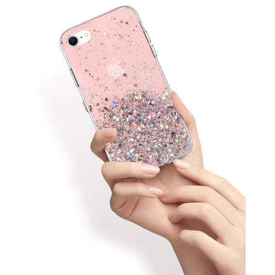 Huse pentru iPhone 7/8/SE 2020/SE 2022, Glittery, roz