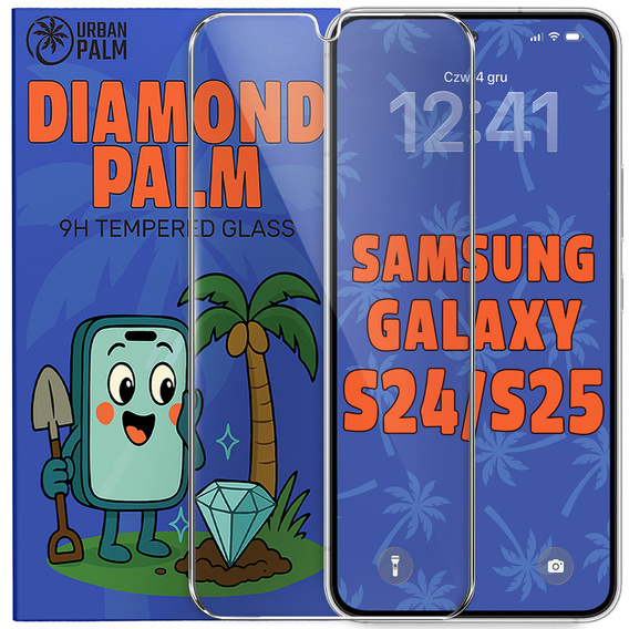 Sticlă temperată Diamond Palm pentru Samsung Galaxy S24/S25