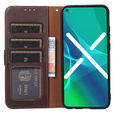 Husa cu clapetă pentru Samsung Galaxy S22+ Plus 5G, KHAZNEH RFID, albastru