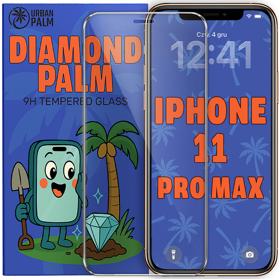 Sticlă temperată Diamond Palm pentru iPhone 11 Pro Max