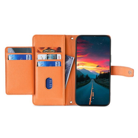 Husă flip cu buzunar cu fermoar pentru iPhone 17 Pro