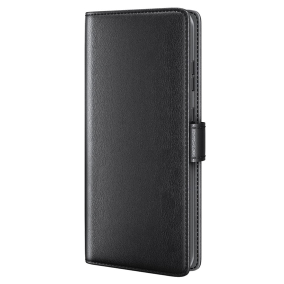 Husa cu clapetă pentru Samsung Galaxy A25 5G, Split Leather, negru