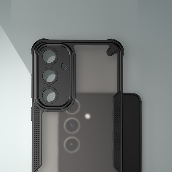 Husă pentru Samsung Galaxy S25+ Plus, Armor Frosted Case, negru
