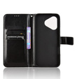 Cu clapetă pentru Honor 400 Lite, Crazy Horse Wallet, negru