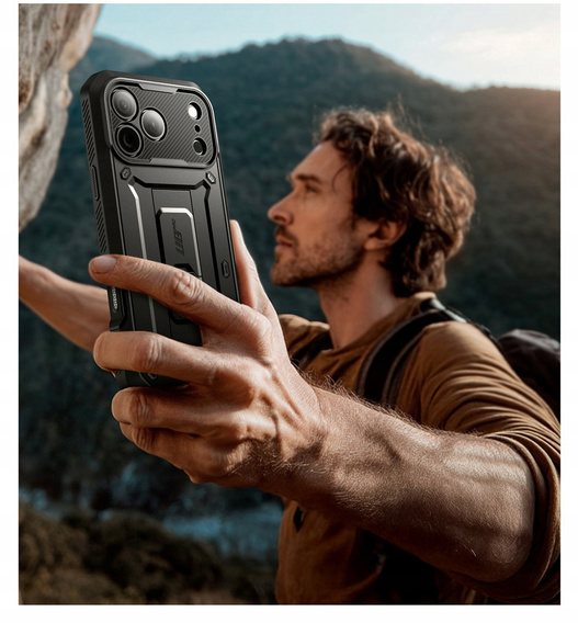 Carcasă Supcase pentru iPhone 17 Pro Max, Unicorn Beetle Pro, negru