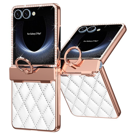 Husă cu sticlă pentru Samsung Galaxy Z Flip7 5G