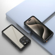 Husă impermeabilă IP68 pentru iPhone 16 Pro Max, negru