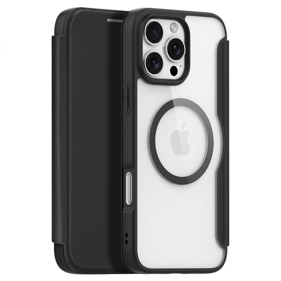 Dux Ducis Huse pentru iPhone 16 Pro, Skin X Pro, MagSafe, negru